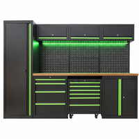 Modular Garage Cabinet System Built to Organize Workspaces, Heavy-Duty Steel, designed for long-term use, 330cm