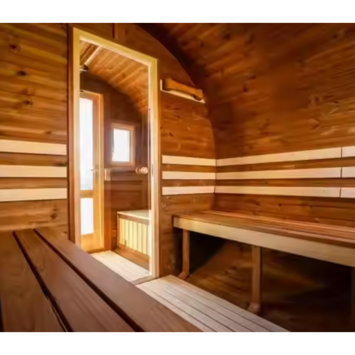 HavenHoop Rustic Barrel Sauna