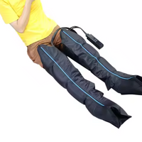 Compression Recovery Boots Designed for Athletic Performance, 6-Chamber Sequential Inflation, 30-220 mmHg