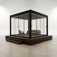 VetroHaus Panorama Glass Pavilion — Studio Shot